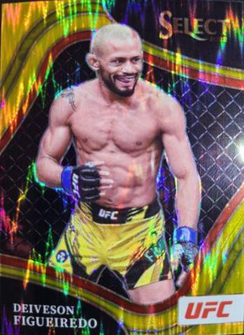 Deiveson Figueiredo 2022 Panini Select UFC Octagonside #293 Gold Flash
