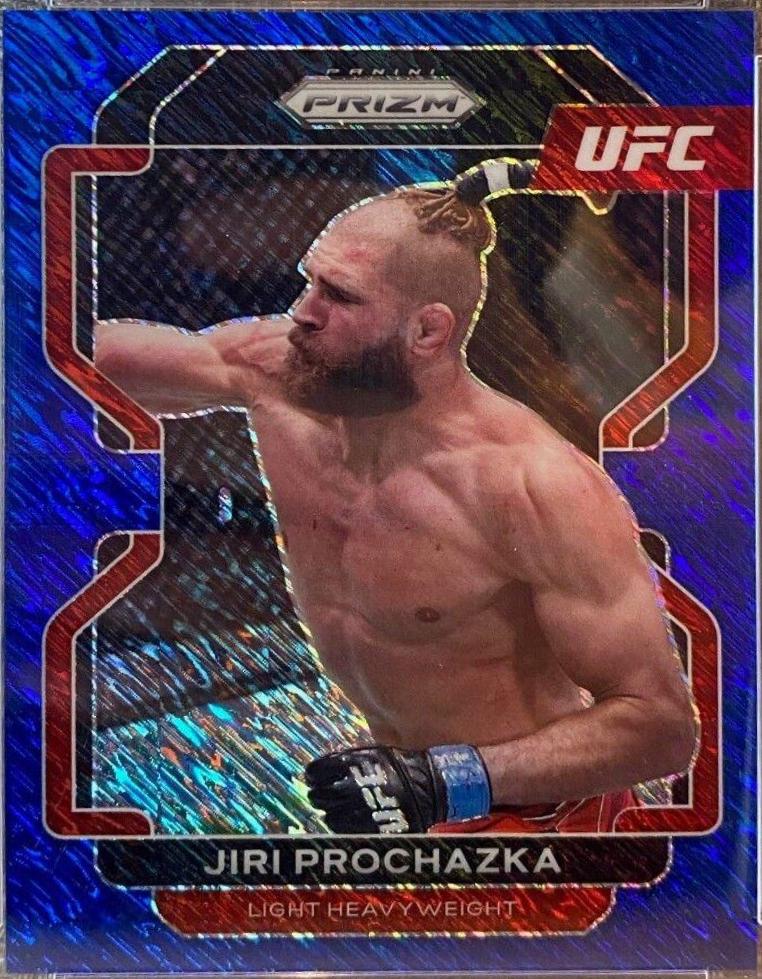 Jiri Prochazka 2022 Panini Prizm UFC Base #185 Blue Shimmer