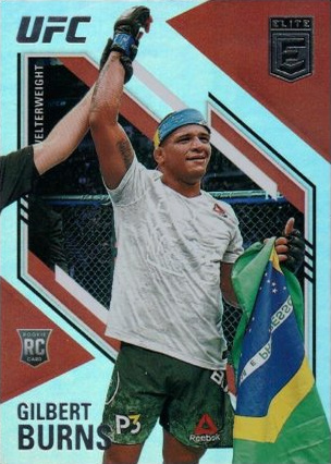 Gilbert Burns 2021 Panini Chronicles UFC Base Elite #159 Blue