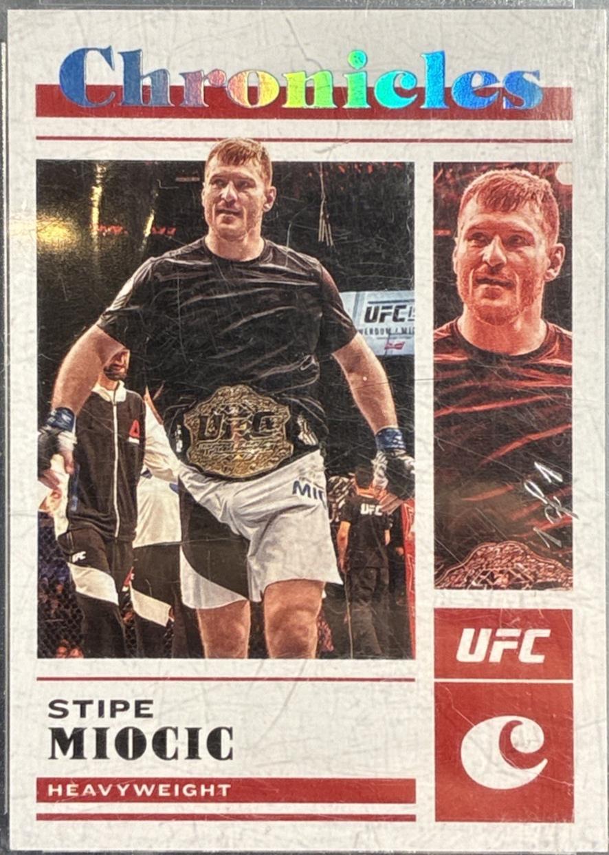 Stipe Miocic 2023 Panini Chronicles UFC Base Chronicles #48 Platinum