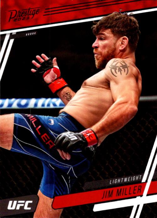 Jim Miller 2023 Panini Chronicles UFC Base Prestige #180 Bronze