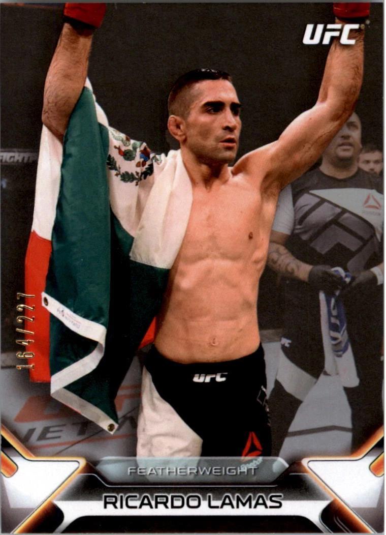 Ricardo Lamas 2016 Topps UFC Knockout Base #7 Silver