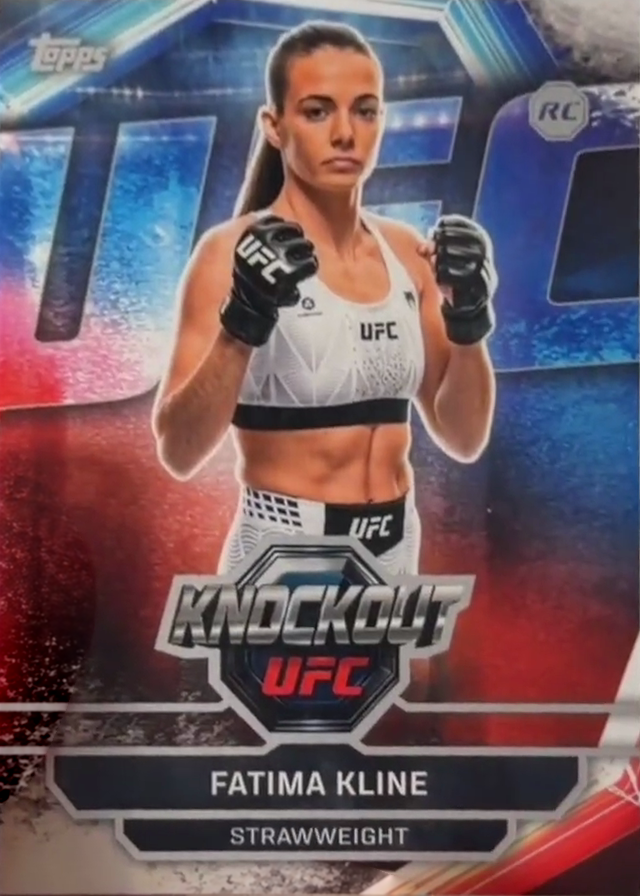 Fatima Kline 2026 Topps Knockout UFC Base #100 Lime Green