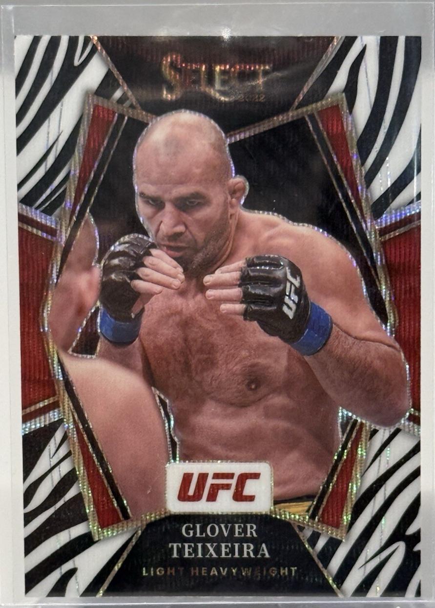 Glover Teixeira 2022 Panini Select UFC Premier Level #113 Zebra