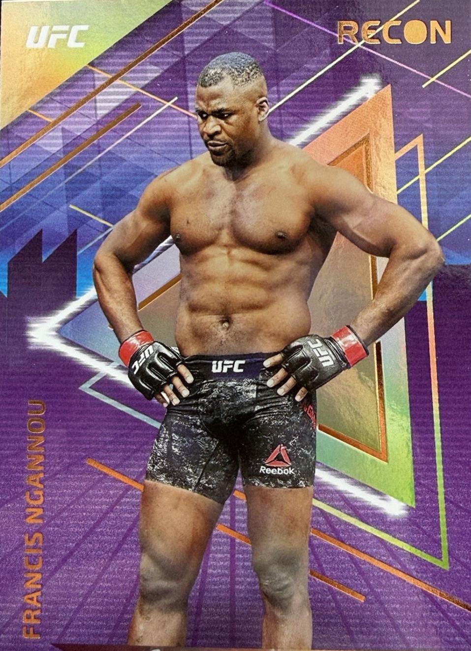 Francis Ngannou 2022 Panini Chronicles UFC Base Recon #233 Bronze