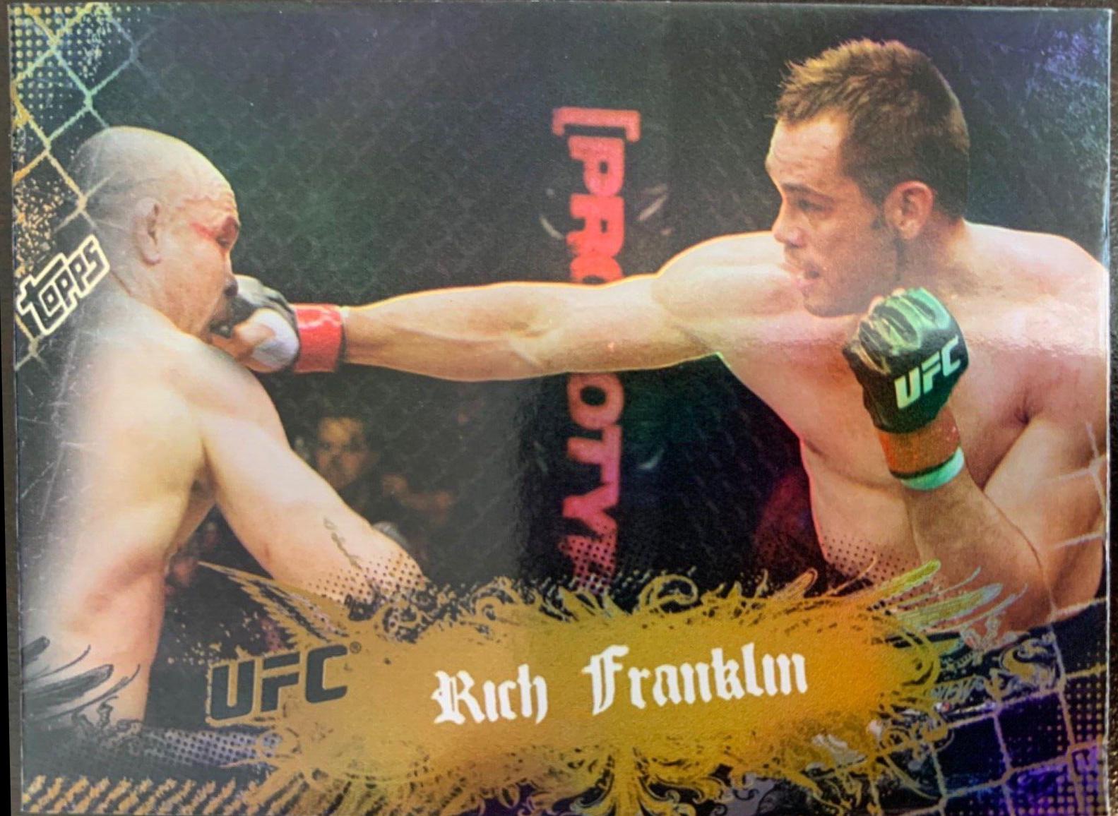 Rich Franklin 2010 Topps UFC Main Event Base #15 Gold