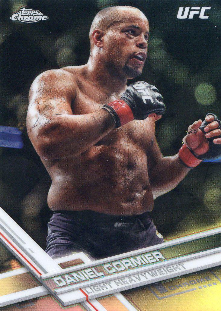 Daniel Cormier 2017 Topps Chrome UFC Base #3 Refractor
