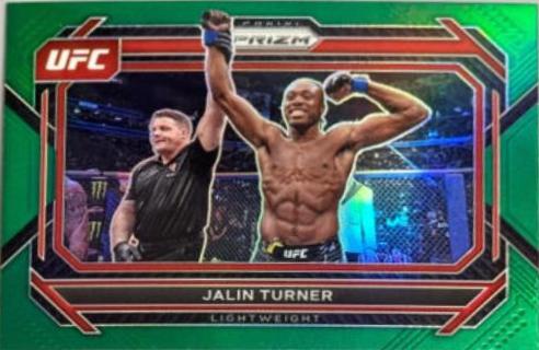 Jalin Turner 2023 Panini Prizm UFC Base #14 Green