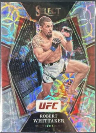 Robert Whittaker 2022 Panini Select UFC Premier Level #123 Scope