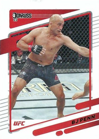 BJ Penn 2022 Panini Donruss UFC Base #156 Pink Laser