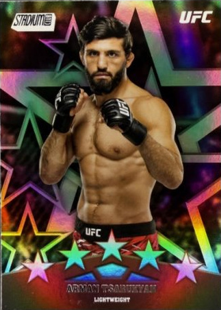 Arman Tsarukyan 2025 Topps Stadium Club UFC Special Forces #SF-3 Green