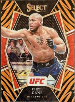 Ciryl Gane 2022 Panini Select UFC Premier Level #143 Tiger