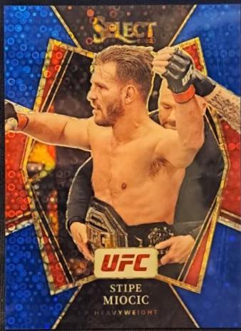 Stipe Miocic 2022 Panini Select UFC Premier Level #181 Blue Disco
