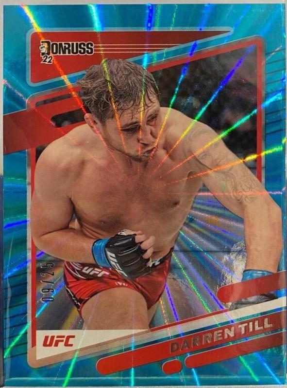 Darren Till 2022 Panini Donruss UFC Base #136 Teal