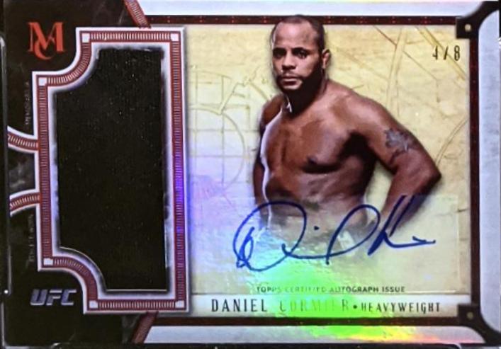 Daniel Cormier 2018 Topps UFC Museum Collection Museum Autographs #MA-DC Ruby
