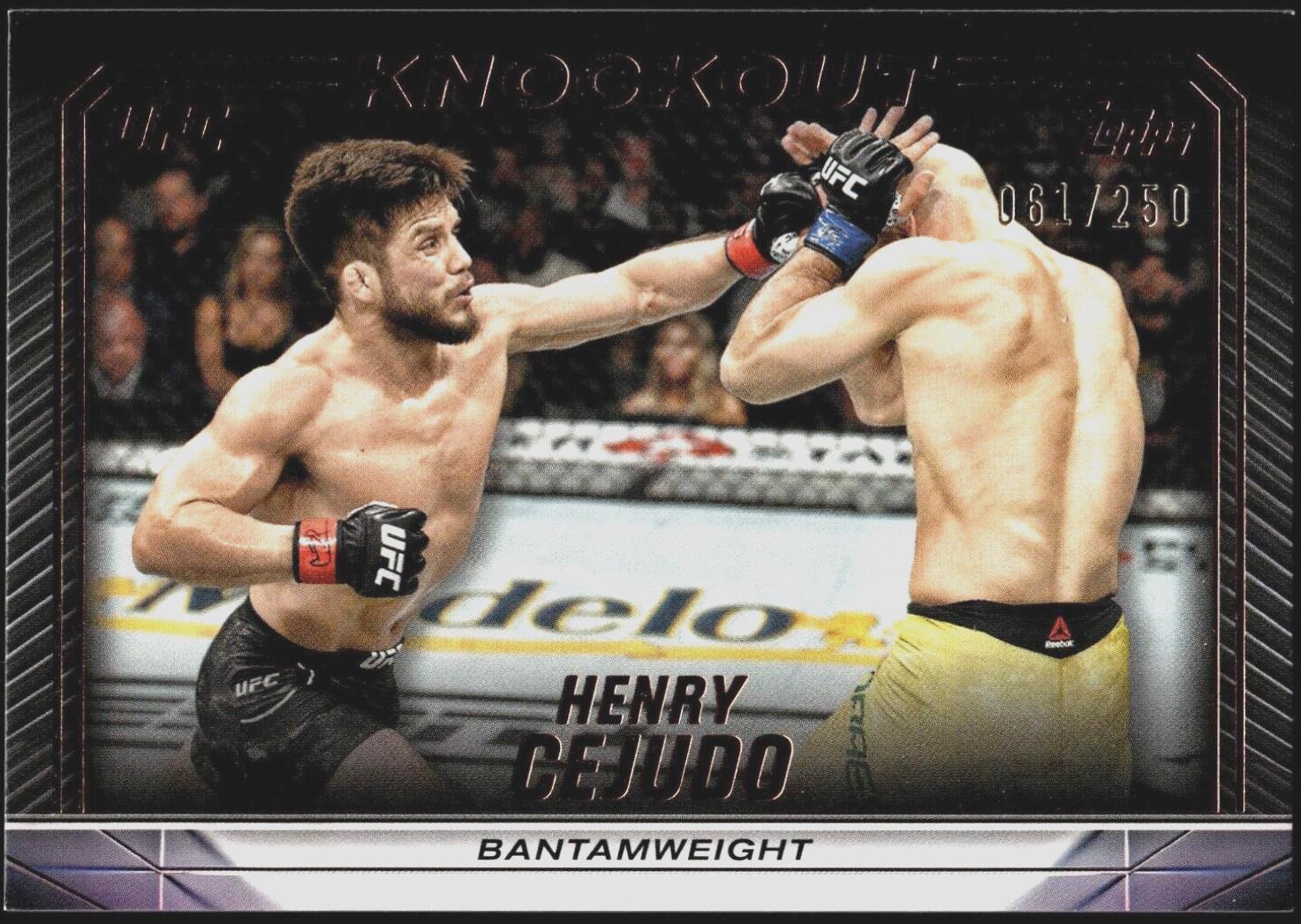 Henry Cejudo 2024 Topps Knockout UFC Base #70 Bronze
