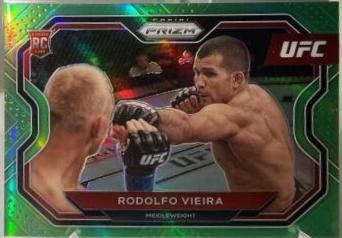 Rodolfo Vieira 2021 Panini Prizm UFC Base #107 Neon Green