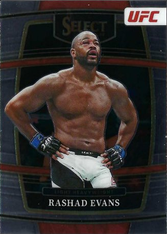Rashad Evans 2022 Panini Select UFC Concourse #52 Black Flash