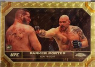 Parker Porter 2024 Topps Chrome UFC Base #142 Superfractor