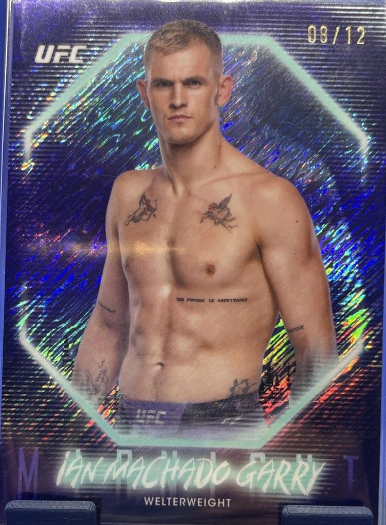 Ian Machado Garry 2025 Topps Midnight UFC Base #76 Midnight