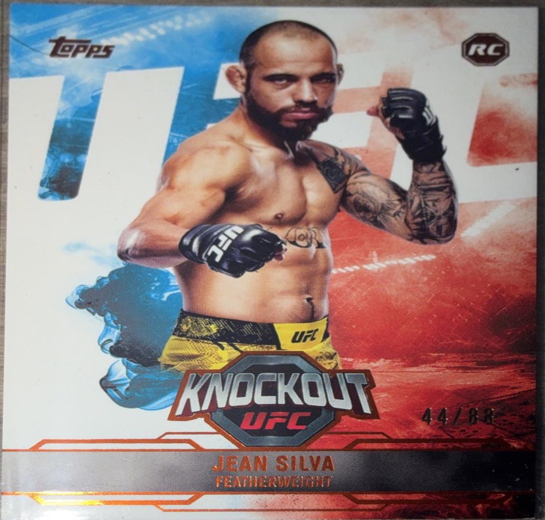 Jean Silva 2025 Topps Knockout UFC Base #62 Bronze