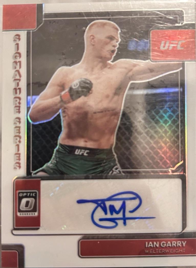 Ian Machado Garry 2023 Panini Donruss Optic UFC Signature Series #35 Blue