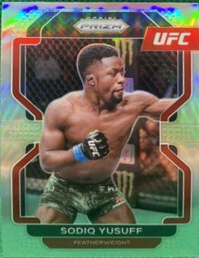 Sodiq Yusuff 2022 Panini Prizm UFC Base #192 Silver