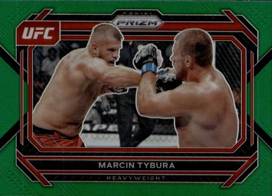 Marcin Tybura 2023 Panini Prizm UFC Base #7 Green