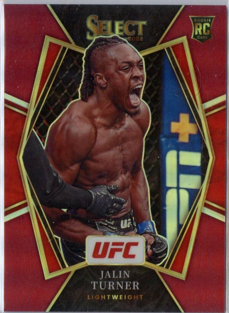 Jalin Turner 2022 Panini Select UFC Premier Level #140 Maroon