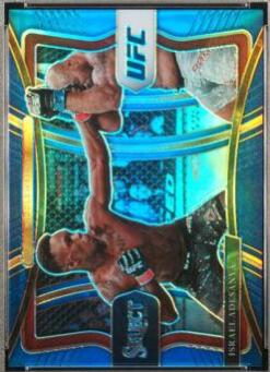 Israel Adesanya 2021 Panini Select UFC Premier Level #134 Blue