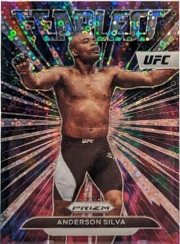 Anderson Silva 2023 Panini Prizm UFC Fearless #12 Silver