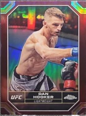 Dan Hooker 2024 Topps Chrome UFC Base #54 Magenta Refractor