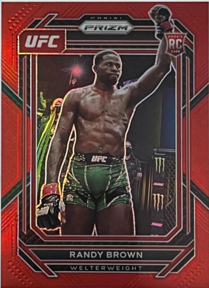 Randy Brown 2023 Panini Prizm UFC Base #106 Red
