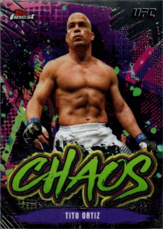 Tito Ortiz 2024 Topps Finest UFC Chaos #CHA-25 Superfractor