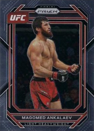 Magomed Ankalaev 2023 Panini Prizm UFC Base #190 Gold Shimmer