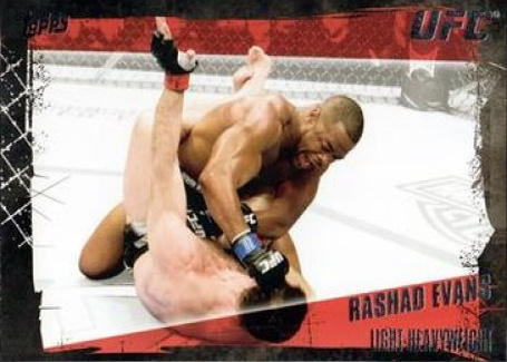 Rashad Evans 2010 Topps UFC Base #61 Bronze