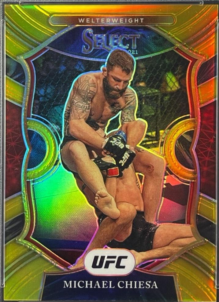 Michael Chiesa 2021 Panini Select UFC Concourse #19 Gold