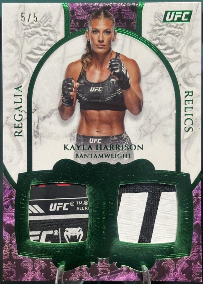 Kayla Harrison 2025 Topps Royalty UFC Regalia Relics #RR-KH Green