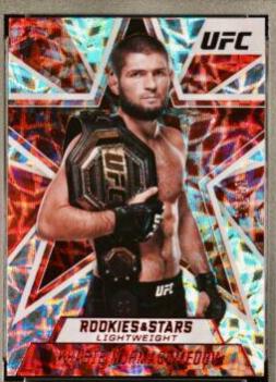 Khabib Nurmagomedov 2021 Panini Chronicles UFC Base Rookies and Stars #81 Asia Red