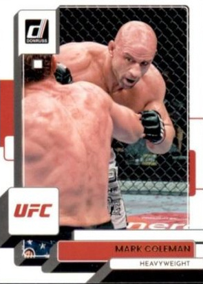 Mark Coleman 2023 Panini Donruss UFC Base #83 Press Proof Teal