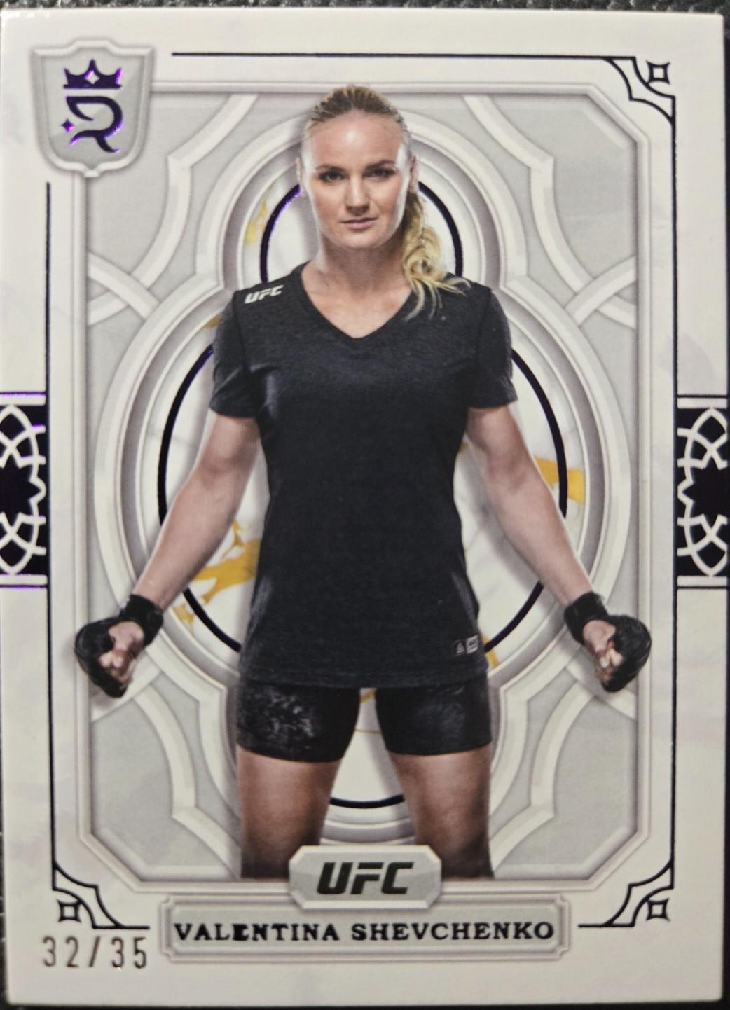 Valentina Shevchenko 2024 Topps Royalty UFC Base #84 Purple