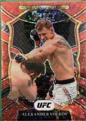 Alexander Volkov 2021 Panini Select UFC Concourse #26 Red Disco