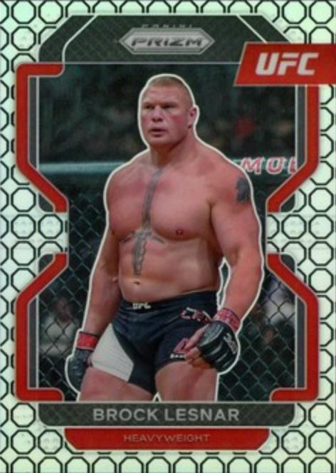 Brock Lesnar 2022 Panini Prizm UFC Base #159 Octagon