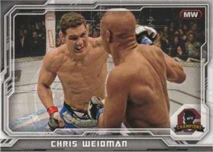 Chris Weidman 2014 Topps UFC Champions Base #83 Blue