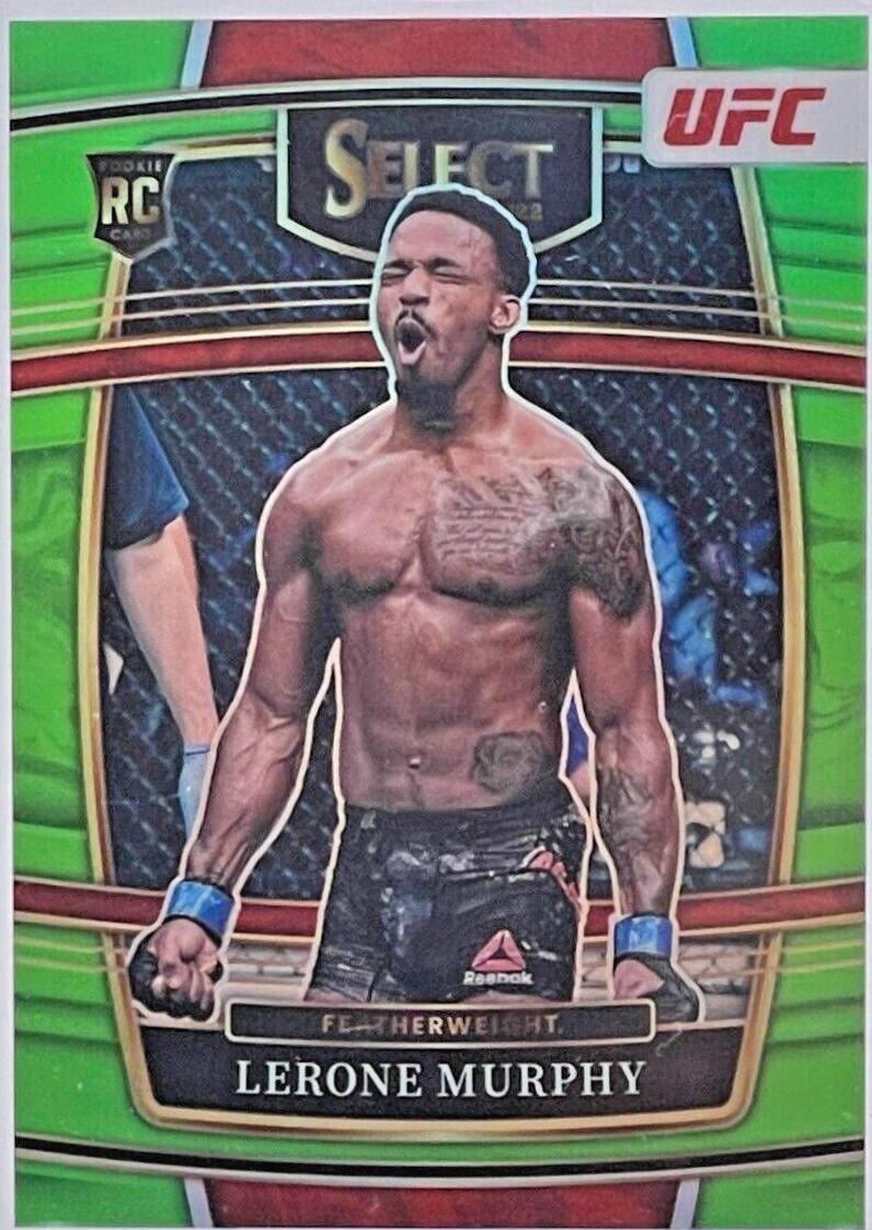 Lerone Murphy 2022 Panini Select UFC Concourse #33 Neon Green