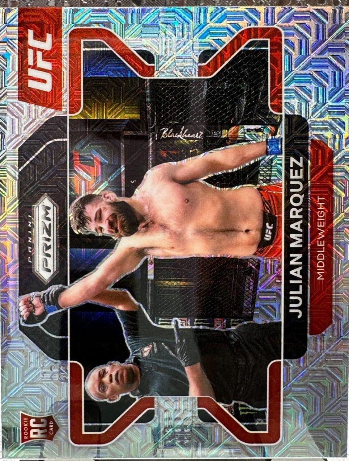 Julian Marquez 2022 Panini Prizm UFC Base #34 Mojo