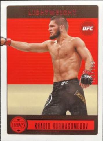 Khabib Nurmagomedov 2023 Panini Chronicles UFC Base Legacy #143 Red