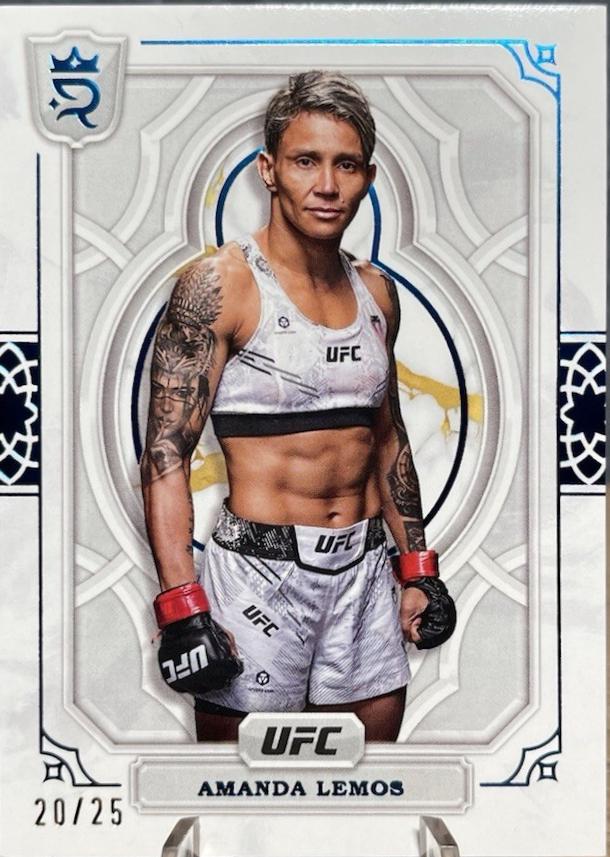 Amanda Lemos 2024 Topps Royalty UFC Base #5 Blue