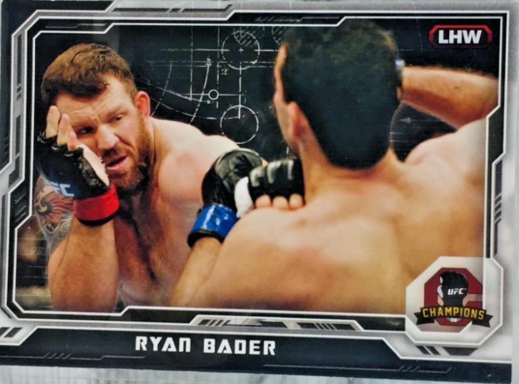 Ryan Bader 2014 Topps UFC Champions Base #89 Black