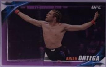 Brian Ortega 2019 Topps UFC Knockout Base #26 Purple